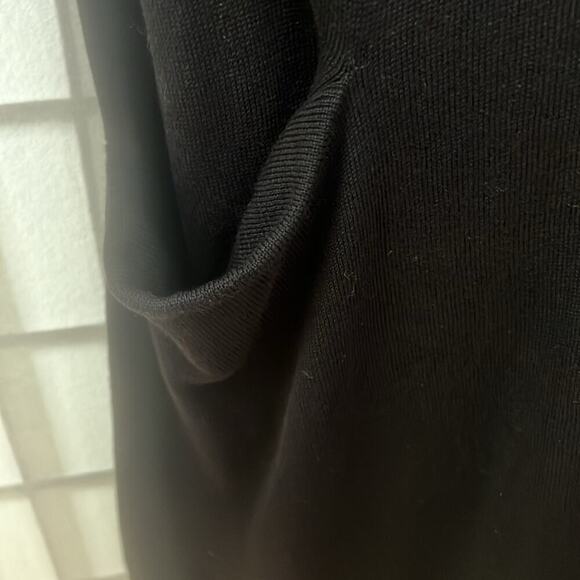 J.CREW BLACK CARDIGAN OPEN TUNIC SWEATER SIZE XL - Picture 3 of 8